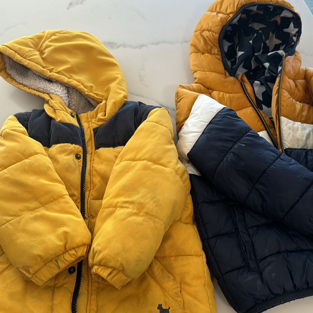 3-4T set of two coats Boden and Next